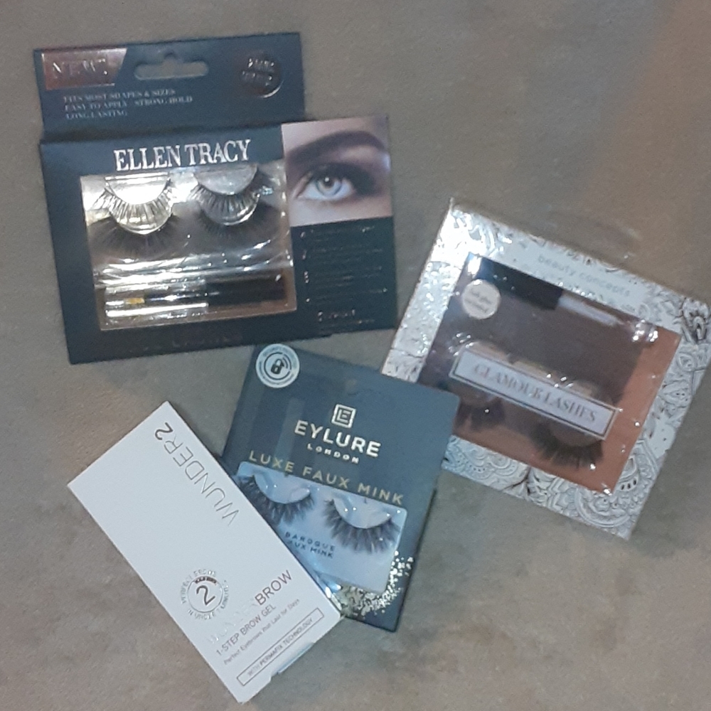 Eye lashes, Wunderbrow brow gel